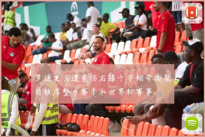 罗德里戈遭重伤右膝十字韧带撕裂将缺席整个赛季和世界杯赛事
