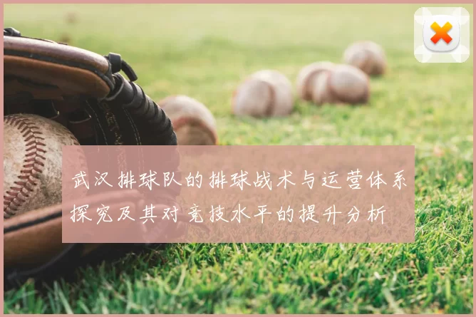 武汉排球队的排球战术与运营体系探究及其对竞技水平的提升分析